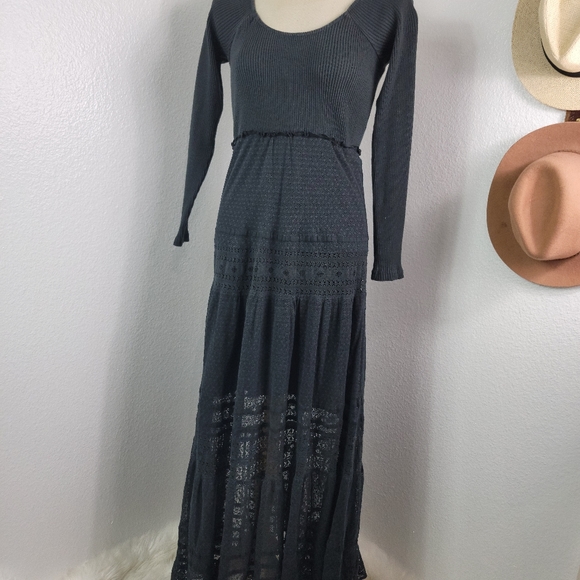 FREE PEOPLE Earth ANGEL MIDI DRESS - Picture 16 of 16